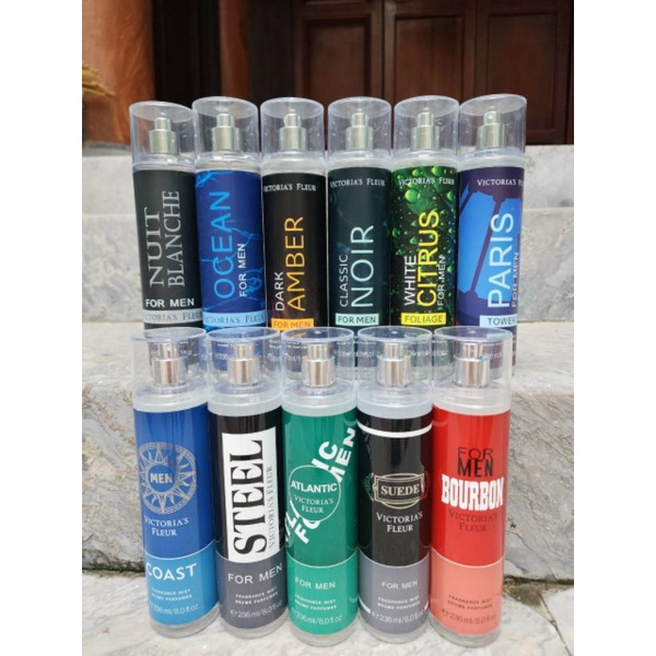 Xịt Thơm Body Mist Victoria Fleu 236ml Dành Cho Nam
