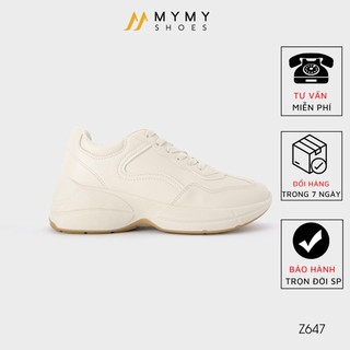 Giày thể thao da lì độn đế 5p z647