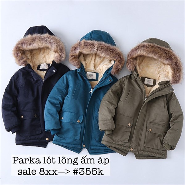 2112AK- Áo khoác parka bé