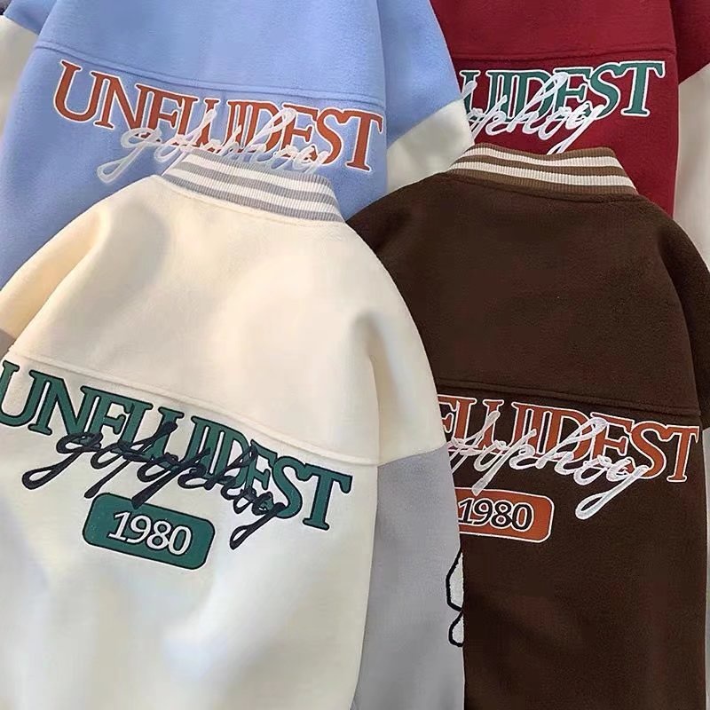 Áo Khoác Bóng Chày Phong Cách Âu Mỹ Thời Trang Cho Nam