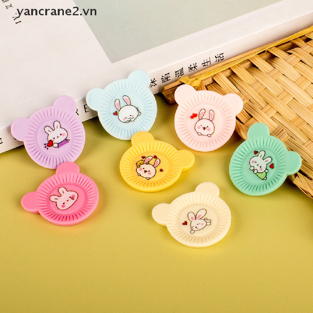 Set 10 Mô Hình Đĩa Ăn Tối Hình Thỏ DIY Cho Nhà Búp Bê {yancrane2.vn}