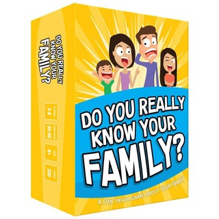 Bài boardgame gia đình bằng tiếng anh Do You Really Know Your Family