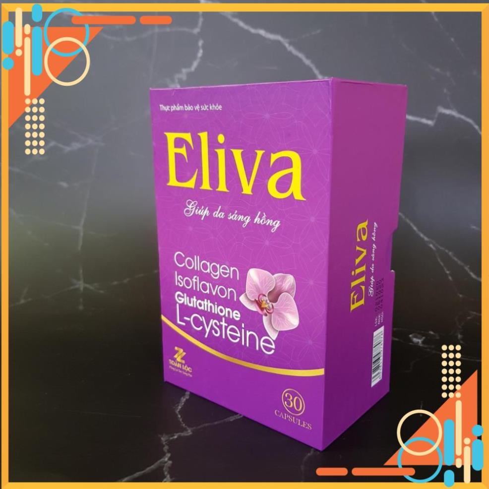 Viên uống trắng da, mờ nám, điều chỉnh nội tiết giảm khô hạn ELIVA (30 viên)