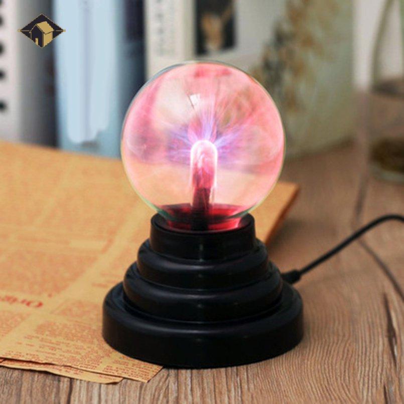 ⚡ quả cầu ma thuật Bóng Đèn Led Cảm Ứng Tĩnh Điện plasma Phát Sáng Trong Đêm Ngoài Trời