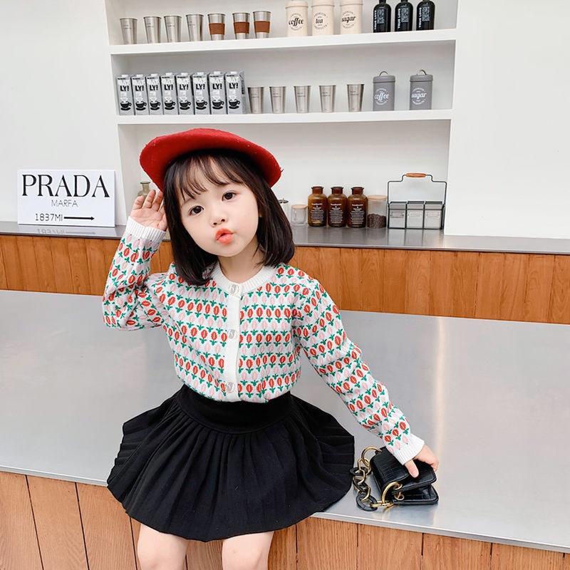 Milo Áo Khoác cardigan Dệt Kim Phong Cách Hàn Quốc Thời Trang Xuân Thu Mới Cho Bé Gái