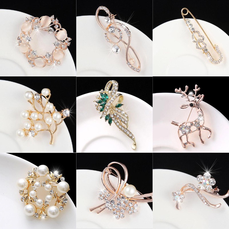 Bộ sưu tập cài áo đính đá sang trọng link 4