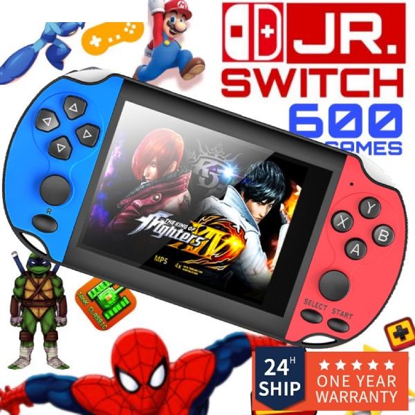 Máy Chơi Game Cầm Tay Psp X7 Màn Hình 5.1inch 128bit 8G Tích Hợp MP5 Phong Cách Retro