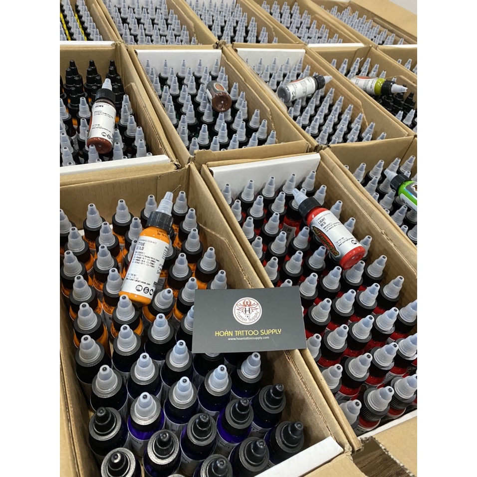 Mực xăm hình Eternal Triple Black màu Đen tem mới chính hãng dùng cho tattoo