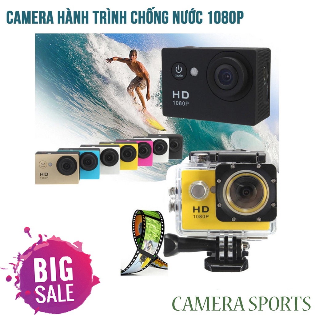 Camera đi phượt chống nước - Camera hành trình 4K Sports ULTRA HD DV 1080P Ghi hình cực nét， kết nối wifi -17.kerhy | BigBuy360 - bigbuy360.vn