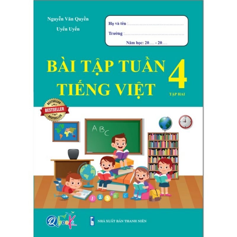 Sách - Combo Đề Kiểm Tra - Bài Tập Tuần Toán Và Tiếng Việt Lớp 4 - Học Kỳ 2