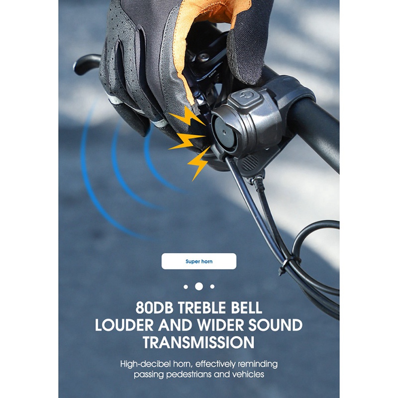 Còi Xe Đạp Chống Thấm Nước Sử Dụng Pin 150MAh Tiện Lợi Dành Cho Người Lớn Và Trẻ Em
