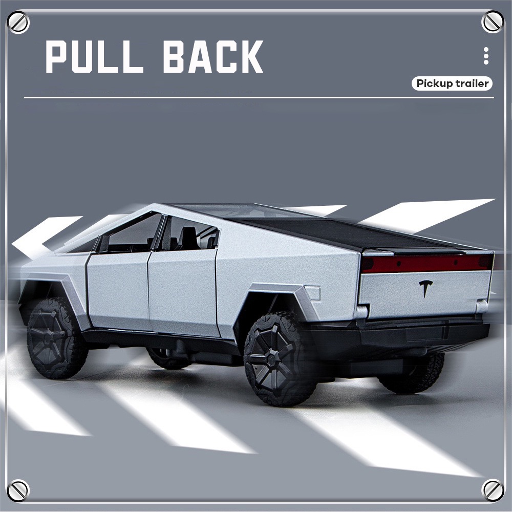 Mô Hình Xe Hơi Tesla Bằng Hợp Kim Có Đèn Và Âm Thanh Tỉ Lệ 1: 32 Làm Quà Sinh Nhật Cho Bé Trai