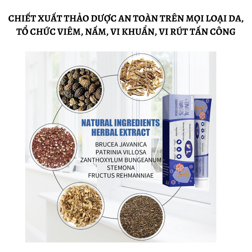 Kem loại bỏ mụn cóc SWEN chiết xuất từ thành phần tự nhiên thẩm thấu sâu phù hợp cho unisex | BigBuy360 - bigbuy360.vn
