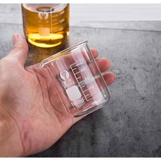 Cốc thủy tinh 10ml 25ml 50ml 100ml