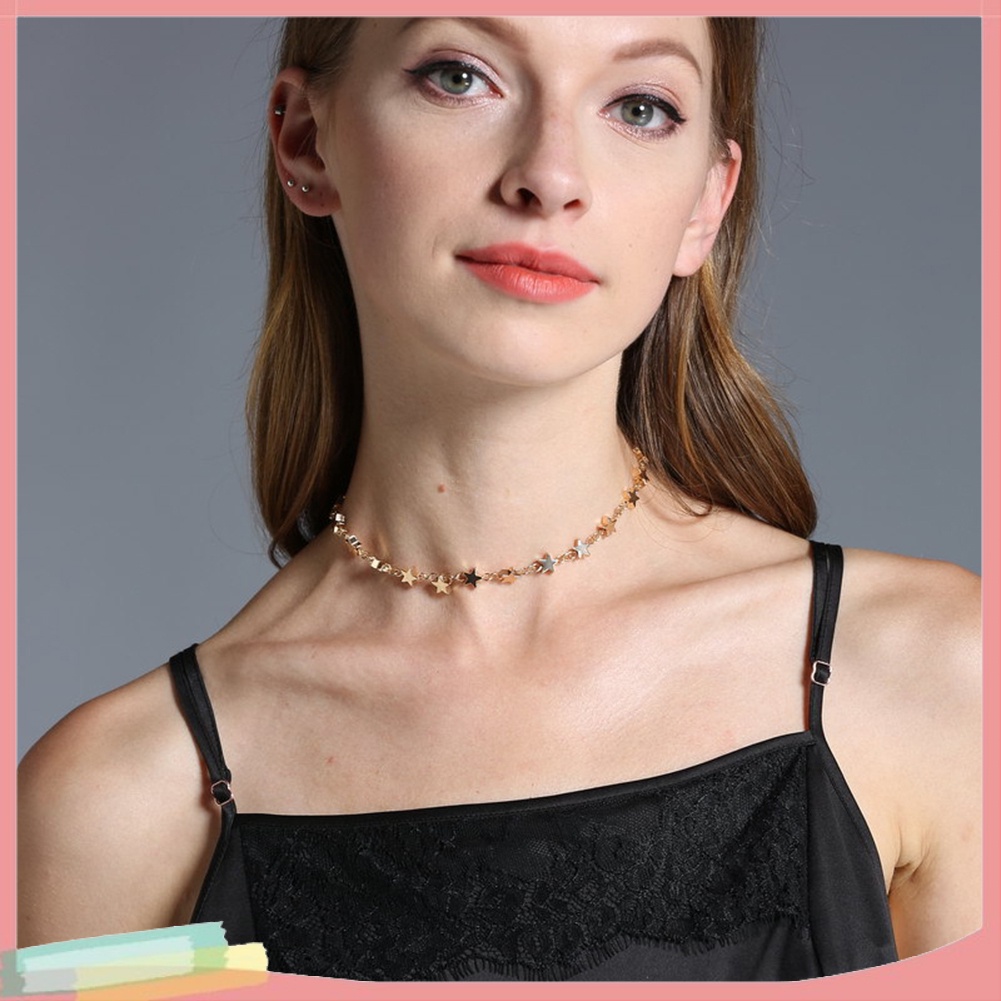 Vòng Cổ Choker Hình Ngôi Sao Thời Trang Thanh Lịch Dành Cho Nữ