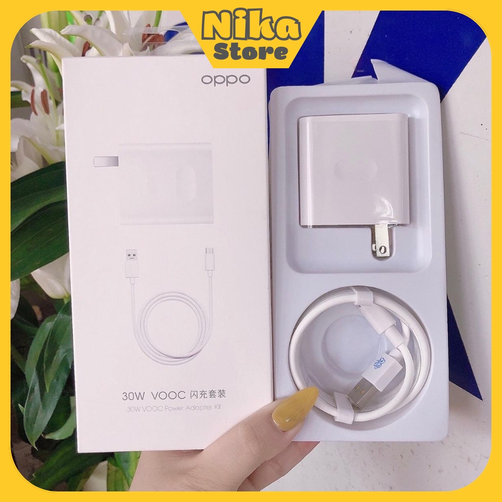 Sạc Nhanh Realme OPPO Reno 4 - 30W VOOC 4.0 - Hàng Chính Hãng- Nika Store