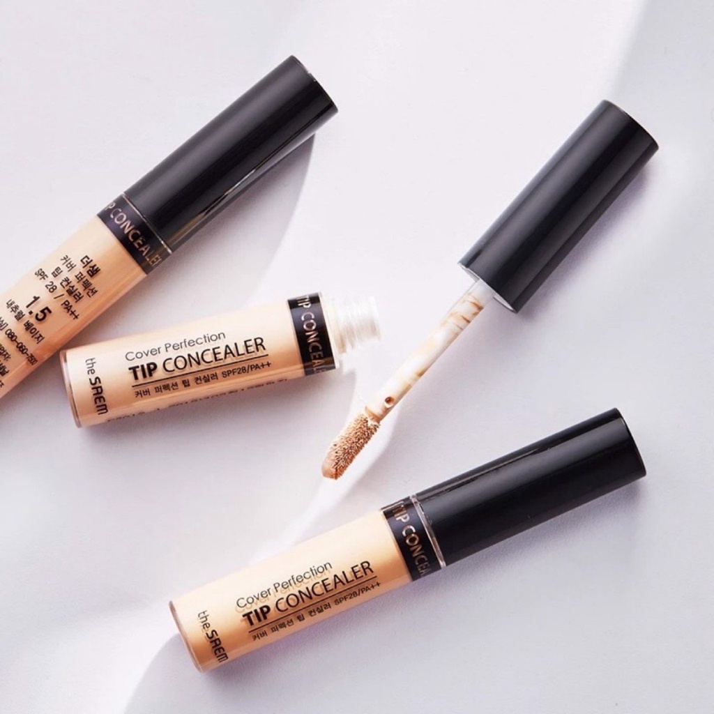 Kem Che Khuyết Điểm The Seam Cover Perfection Tip Concealer SPF28 PA++ 6.5g Hàn Quốc