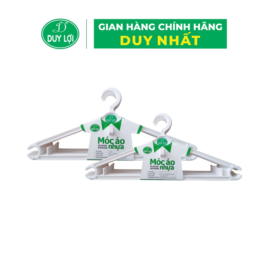 MÓC ÁO KÉP NHỰA CAO CẤP DUY LỢI