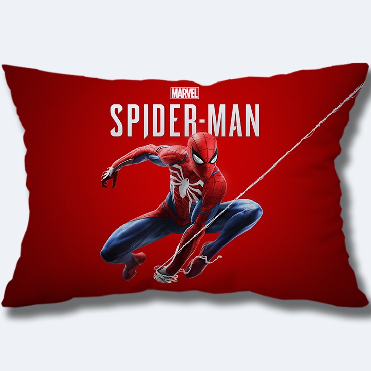 Spider-Man Polyester Gối Trường Hợp Siêu Anh Hùng Spider-Man Một Mặt In Polyester Xe Cushion Cover Trang Trí Nhà