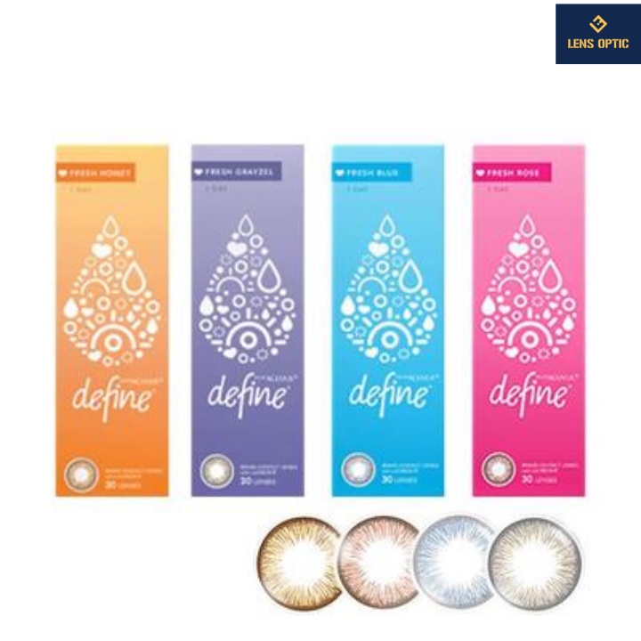Kính áp tròng ACUVUE Define Fresh, lens màu dùng 1 ngày - Lens Optic