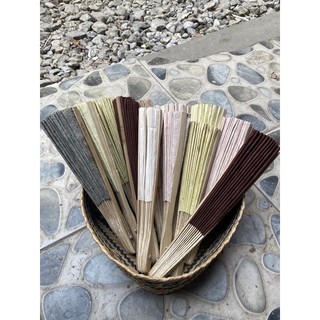 Quạt giấy Dó/Dướng - quạt trơn các loại giấy Dó/Dướng