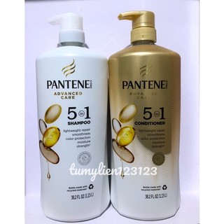 Set Dầu gội - xả Pantene Advanced Care Pro-V 5 in 1 Hàng Mỹ