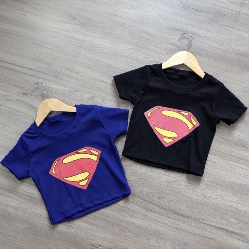 Áo croptop Siêu Nhân Super Man in hình 2 mẫu