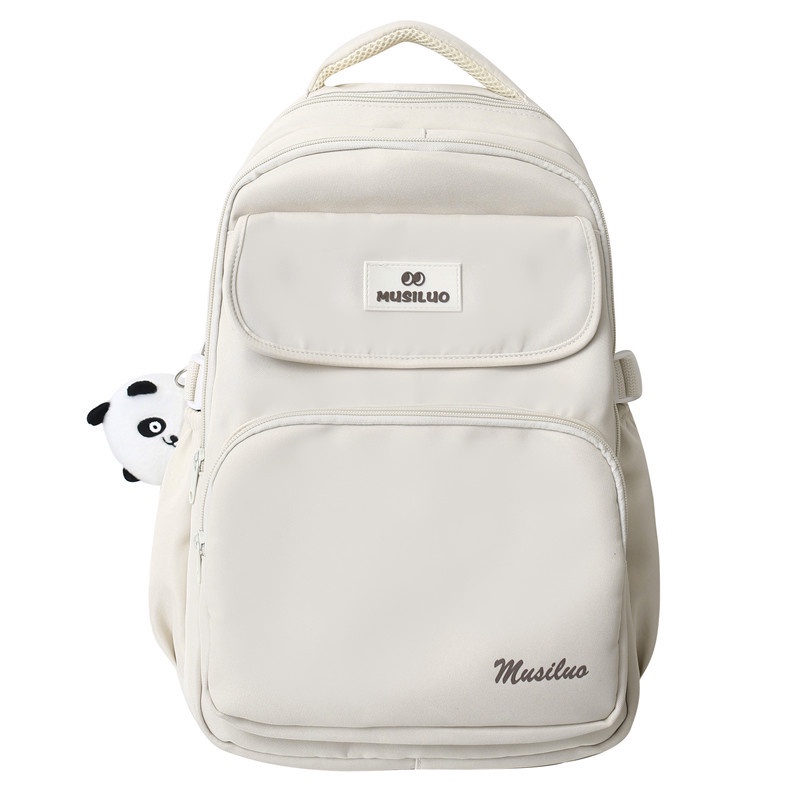 Balo đi học nam nữ MUSILUO phong cách trẻ trung chất vải cao cấp, balo laptop 15.6 inch