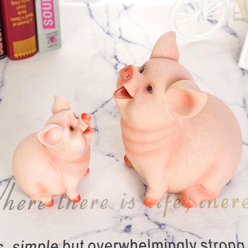 Heo Đất Tiết Kiệm Hình lợn hoạt hình dễ thương bằng Nhựa