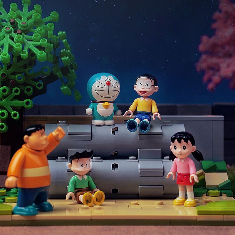Mô hình đồ chơi lắp ráp Le go Bộ Đồ Chơi Lắp Ráp Mô Hình Doraemon ( có hộp ) Cho Bé 6-12 Tuổi