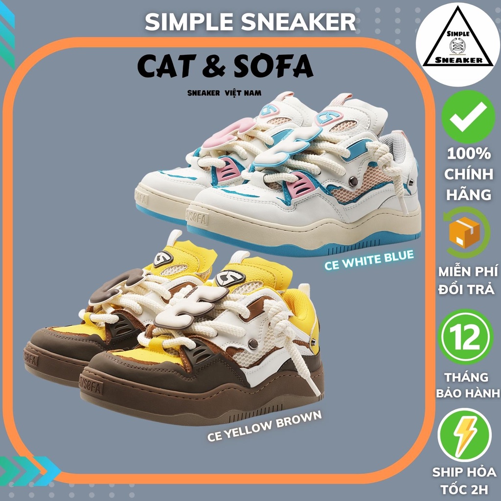 Giày Cat & Sofa Chính Hãng 🔴SIMPLE SNEAKER🔴 Giày Sneaker Cat Sofa Bread Shoes Phong Cách Đường Phố