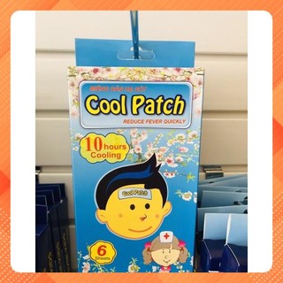 Miếng dán hạ sốt gomix kul coolpatch, hộp 6 miếng