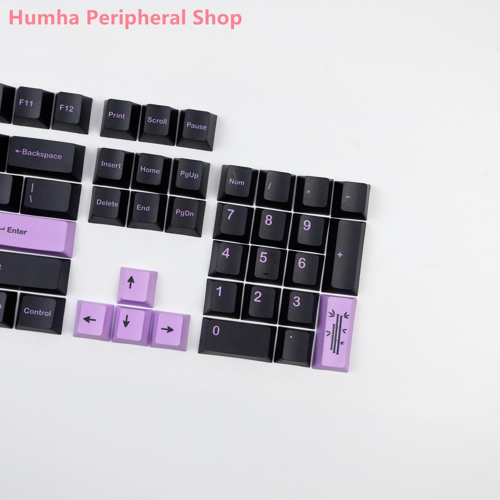 Bàn Phím Cơ Humha Lilac 140 Phím Màu Đen Chất Liệu PBT