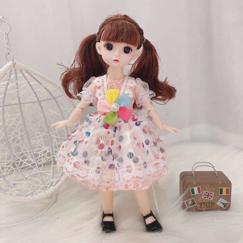 Bộ Đồ Chơi Búp Bê BJD 1 / 6 Dễ Thương Xinh Xắn