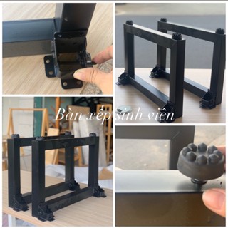 Bộ Chân Bàn Xếp Gọn (Cao 33cm+ Đế Su)