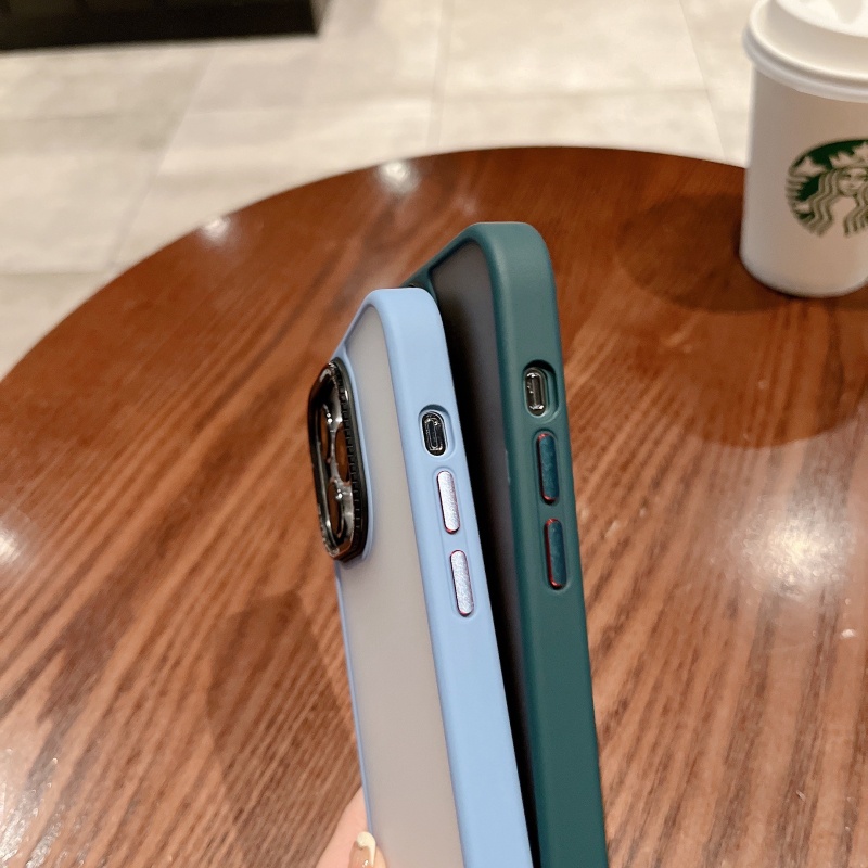 Ốp Điện Thoại Silicone Trong Suốt Chống Sốc Có Vòng Nhẫn Cho iPhone 14 13 12 Pro Max