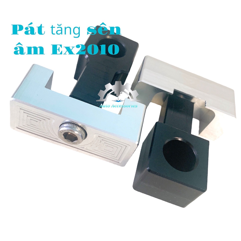 ⚡ Pát Tăng Sên Âm Ex2010 Ex Nhỏ (đời 2005-2010)  1 bộ Màu ĐEN Nắp Trắng gồm (2 pát + 2 nắp + 2 ốc)