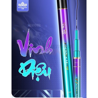 Cần câu tay handing vinh diệu độ cứng 3h - kèm tem bảo hành miễn phí thay 2 lóng bất kỳ trừ lóng gốc
