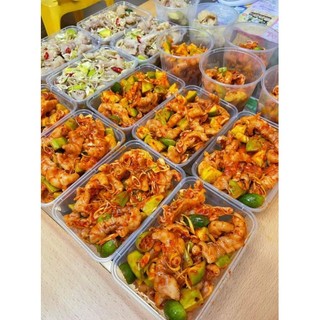 Chân gà sốt thái & ngâm sả tắc