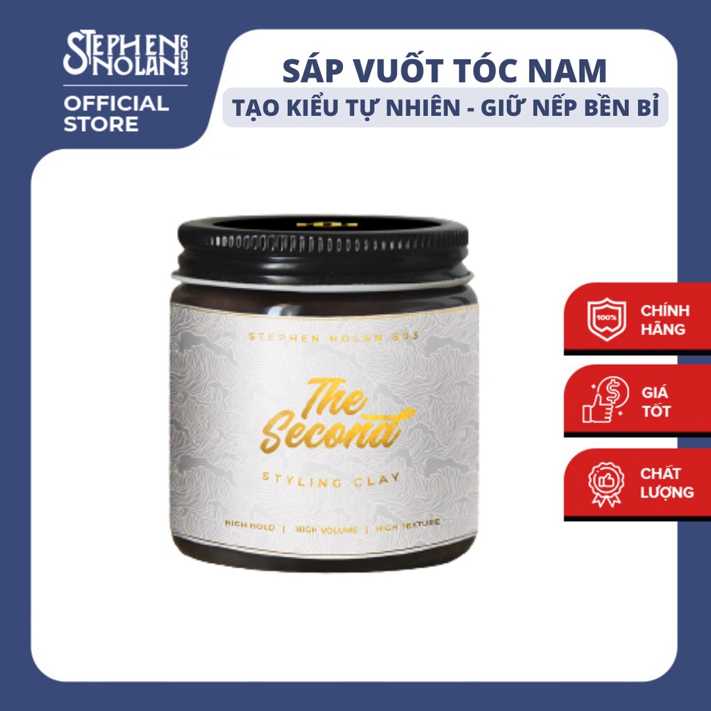 Sáp tóc nam THE SECOND phiên bản Old But Gold Stephen Nolan 603 - Cân bằng khô nhẹ, tạo kiểu tóc tự 
