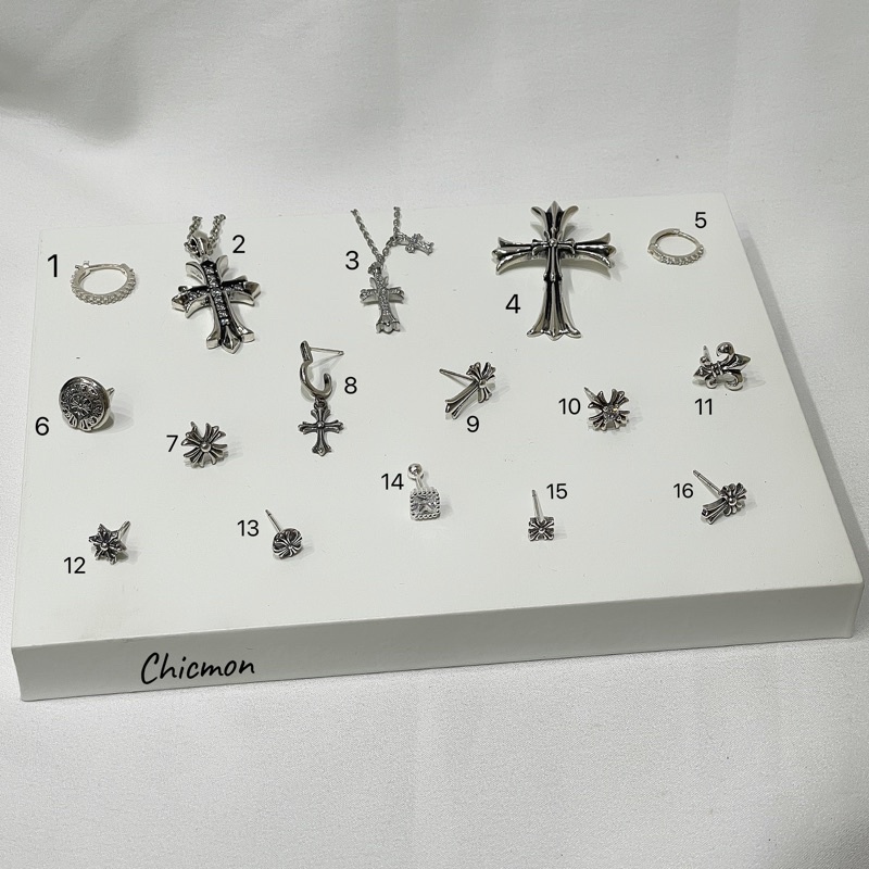 Khuyên bạc nguyên chất CH