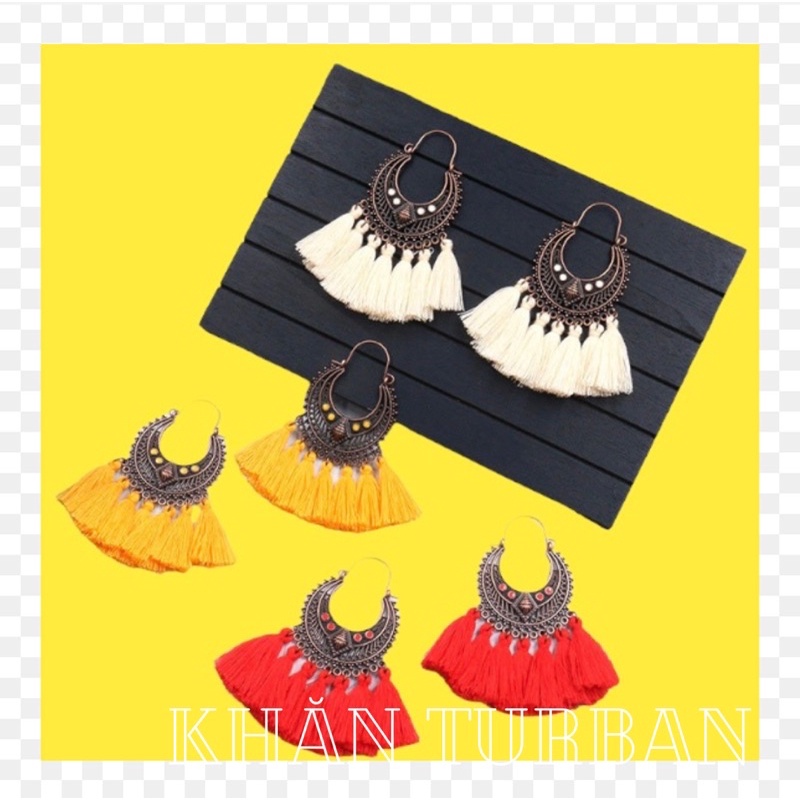 Hoa tai tua rua - Khuyên tai bohemian