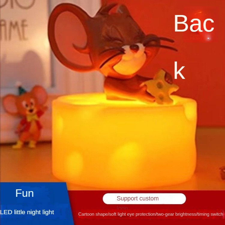 Đèn Ngủ Hình Thú Dễ Thương Cho Bé#039; s room Đèn LED Để Bàn Bảo Vệ Mắt Dùng Pin Khô