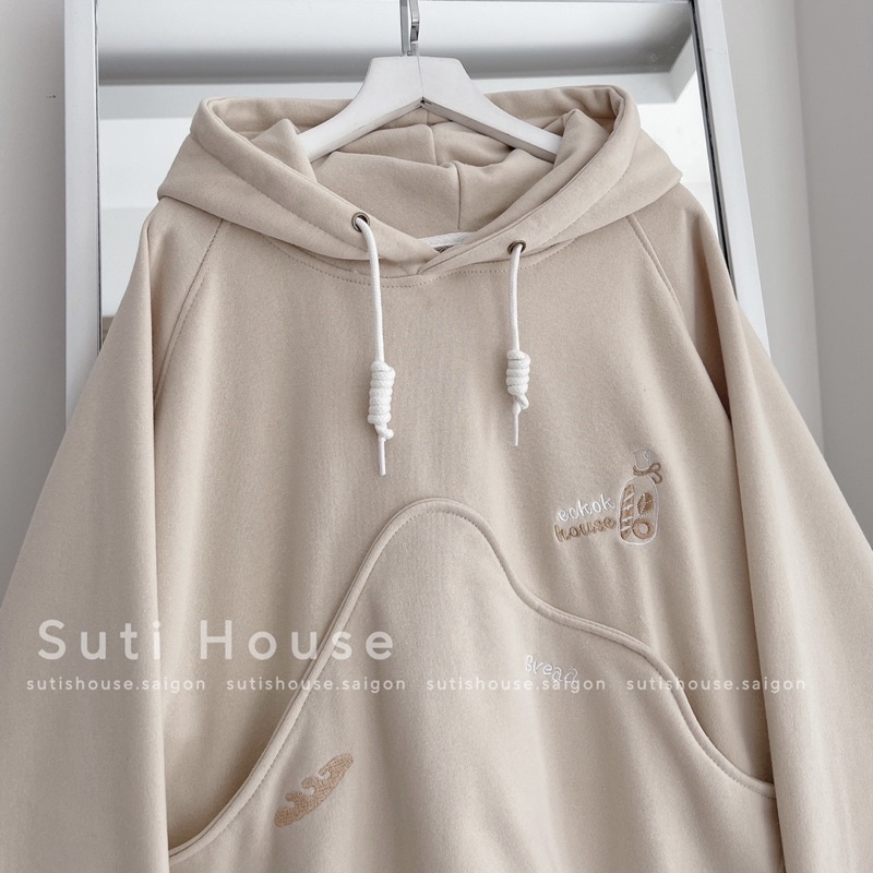 [ẢNH THẬT- CÓ SẴN ĐỦ MÀU] Áo Hoodie ECKOK Nhiều Màu Túi Kiểu Thêu Hình Dễ Thương Form Rộng Unisex Nam Nữ-Suti House | BigBuy360 - bigbuy360.vn