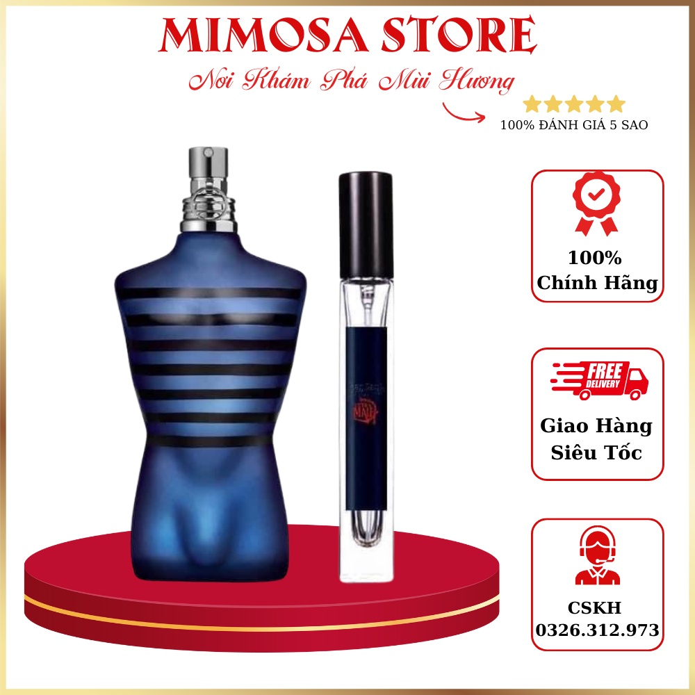 Nước Hoa Nam Chính Hãng JPG Ultra Male Intense Chiết 10ml