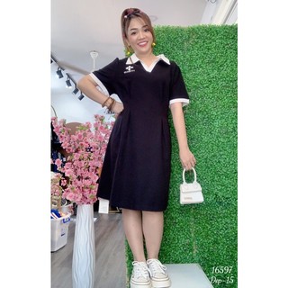 Đầm Polo BIGSIZE chữ NICO 16597