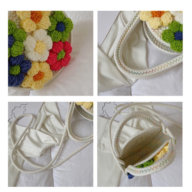 Túi Đeo Chéo Dệt Tay Thời Trang 2022 Cho Nữ