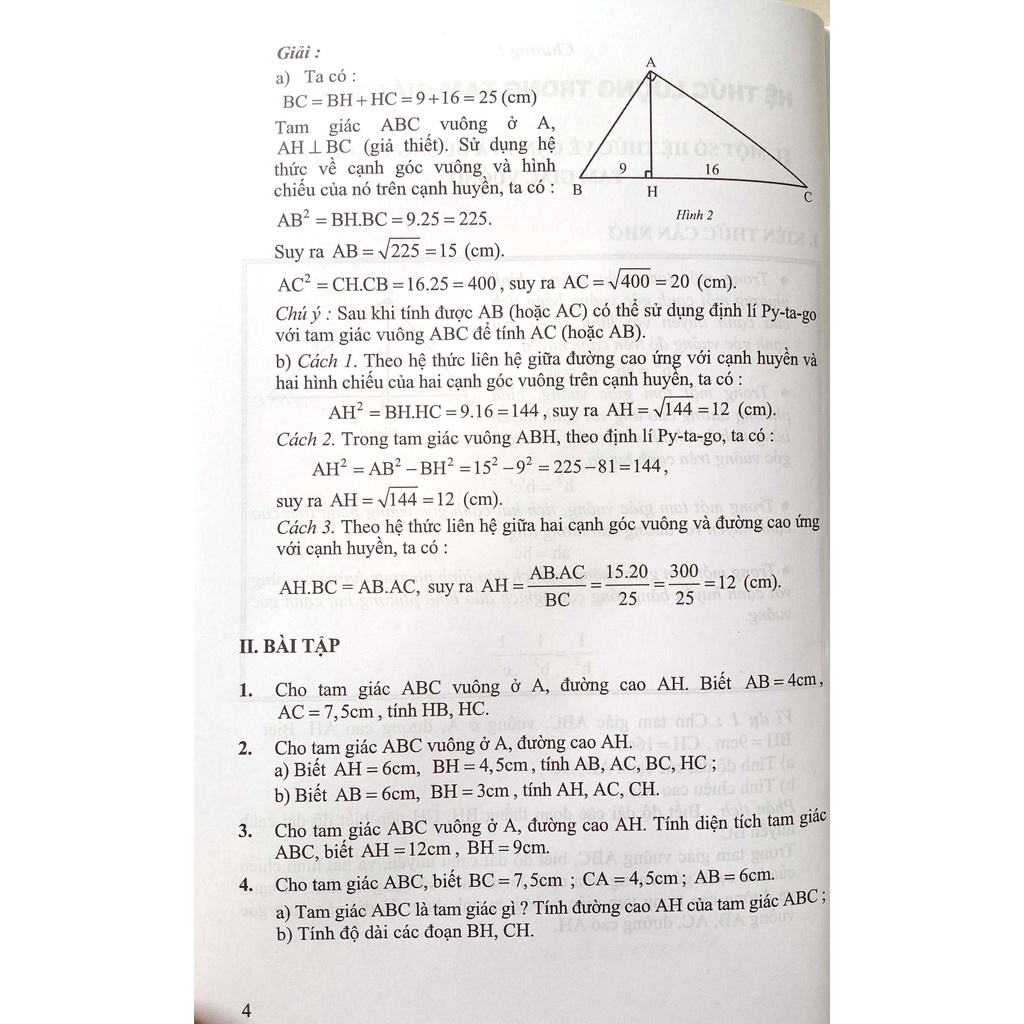 Sách - Ôn tập Hình học 9 - NXB Giáo Dục