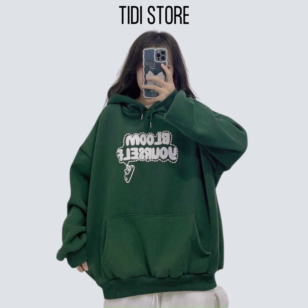 Áo hoodie nỉ bông unisex nam nữ thoáng mát trẻ trung HD14
