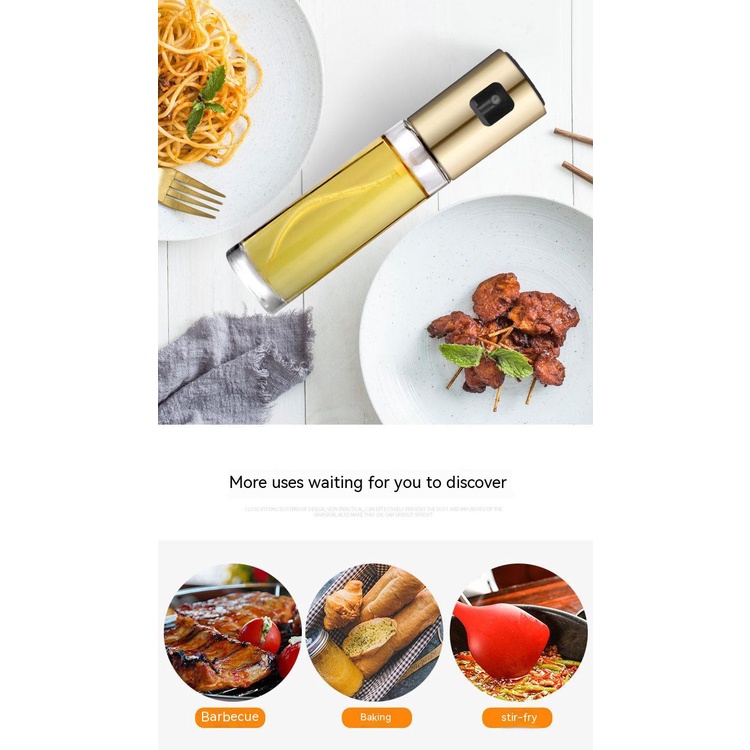 Bình Xịt Dầu Ăn Bằng Thủy Tinh Cao Cấp Tiện Lợi Dễ Sử Dụng